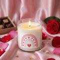 Valentine Rainbow Soy Candle - Abboo Candle Co