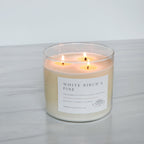 White Birch and Pine 3 - Wick Soy Candle - Abboo Candle Co