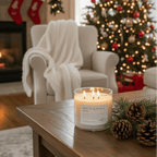 White Birch and Pine 3 - Wick Soy Candle - Abboo Candle Co