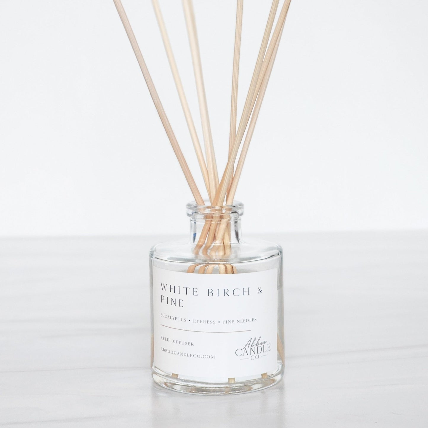 White Birch and Pine Reed Diffuser - Abboo Candle Co