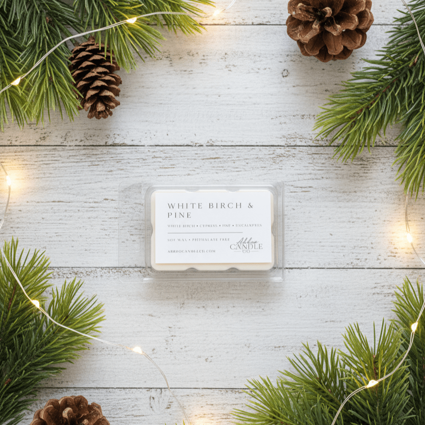 White Birch and Pine Soy Wax Melts - Abboo Candle Co