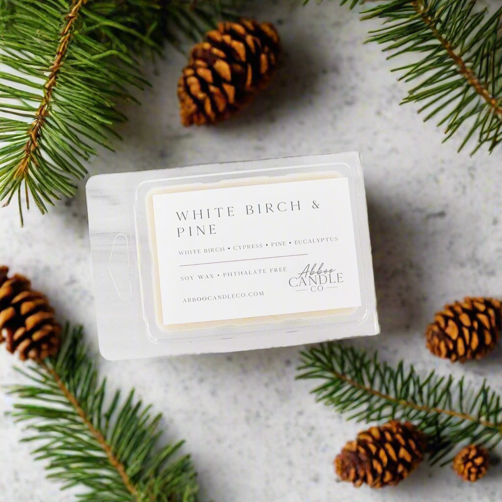 White Birch and Pine Soy Wax Melts - Abboo Candle Co