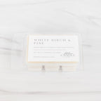 White Birch and Pine Soy Wax Melts - Abboo Candle Co
