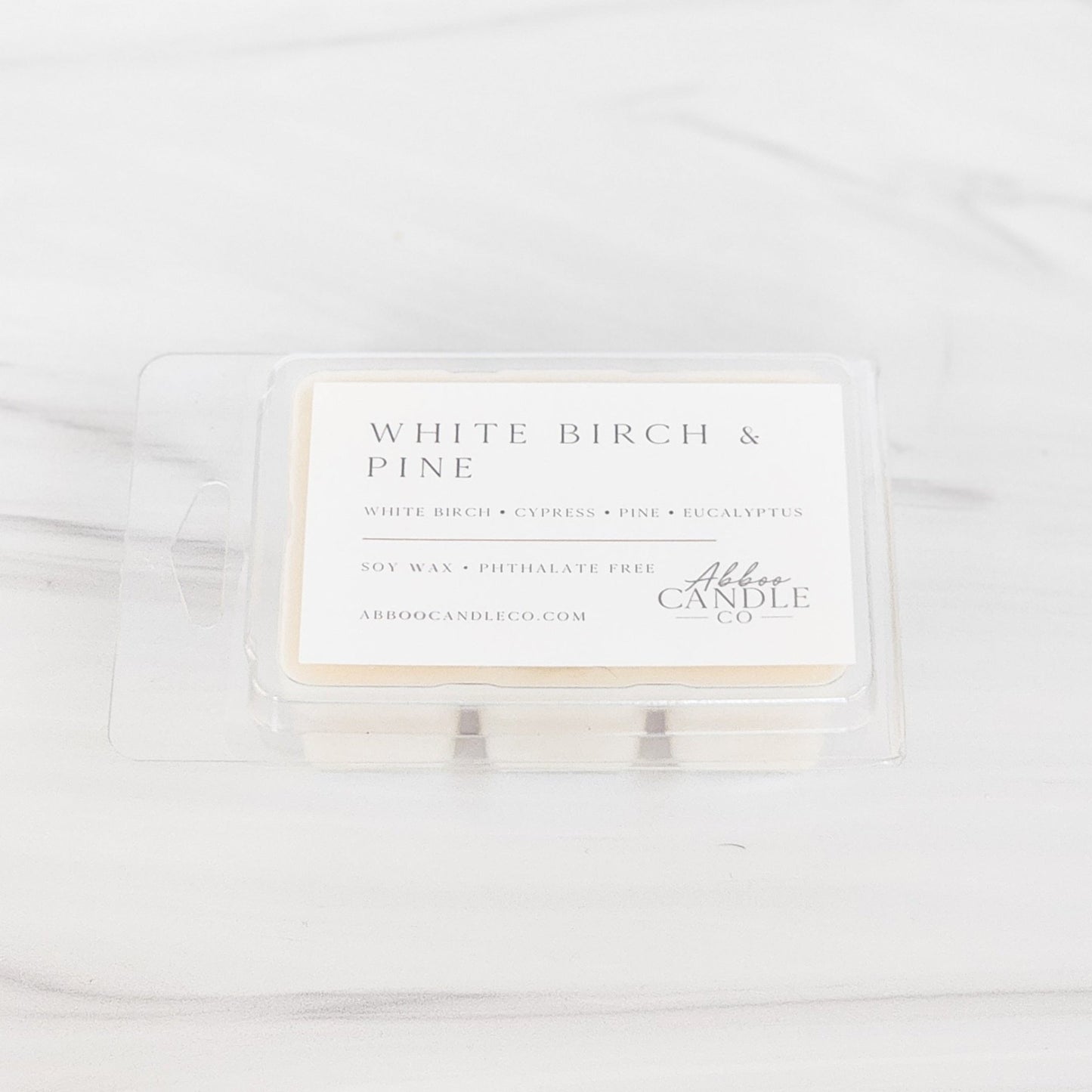 White Birch and Pine Soy Wax Melts - Abboo Candle Co