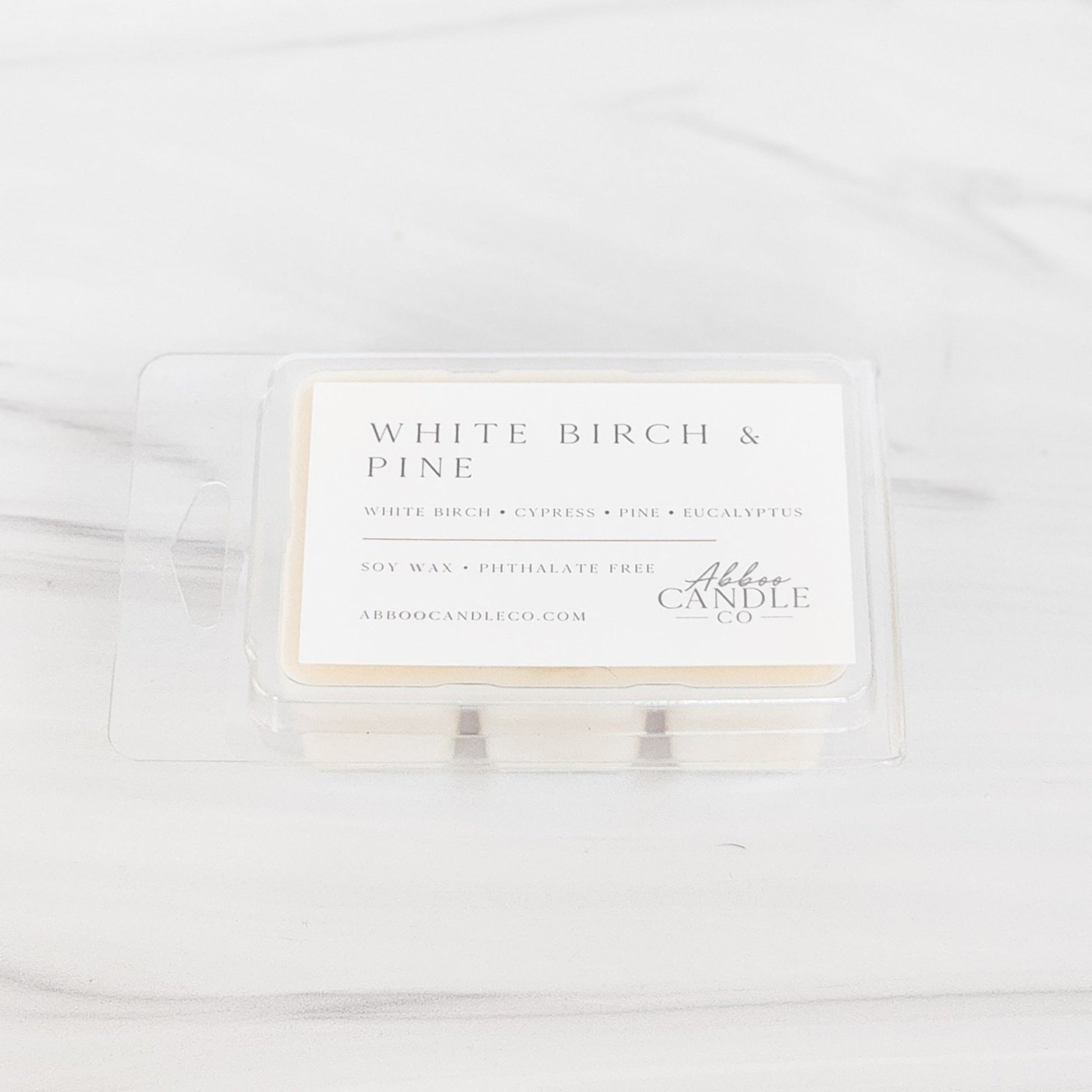 White Birch and Pine Soy Wax Melts - Abboo Candle Co