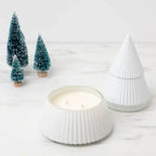 White Christmas Tree Candle - Limited Edition - Abboo Candle Co