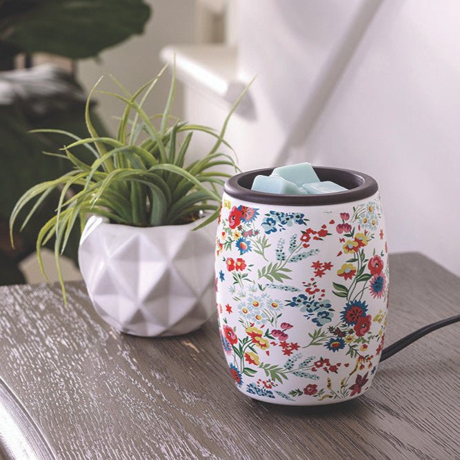 Wildflowers Flip Dish Wax Melt Warmer - Abboo Candle Co