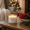 Winter Berries and Mint 3 - Wick Soy Candle - Abboo Candle Co