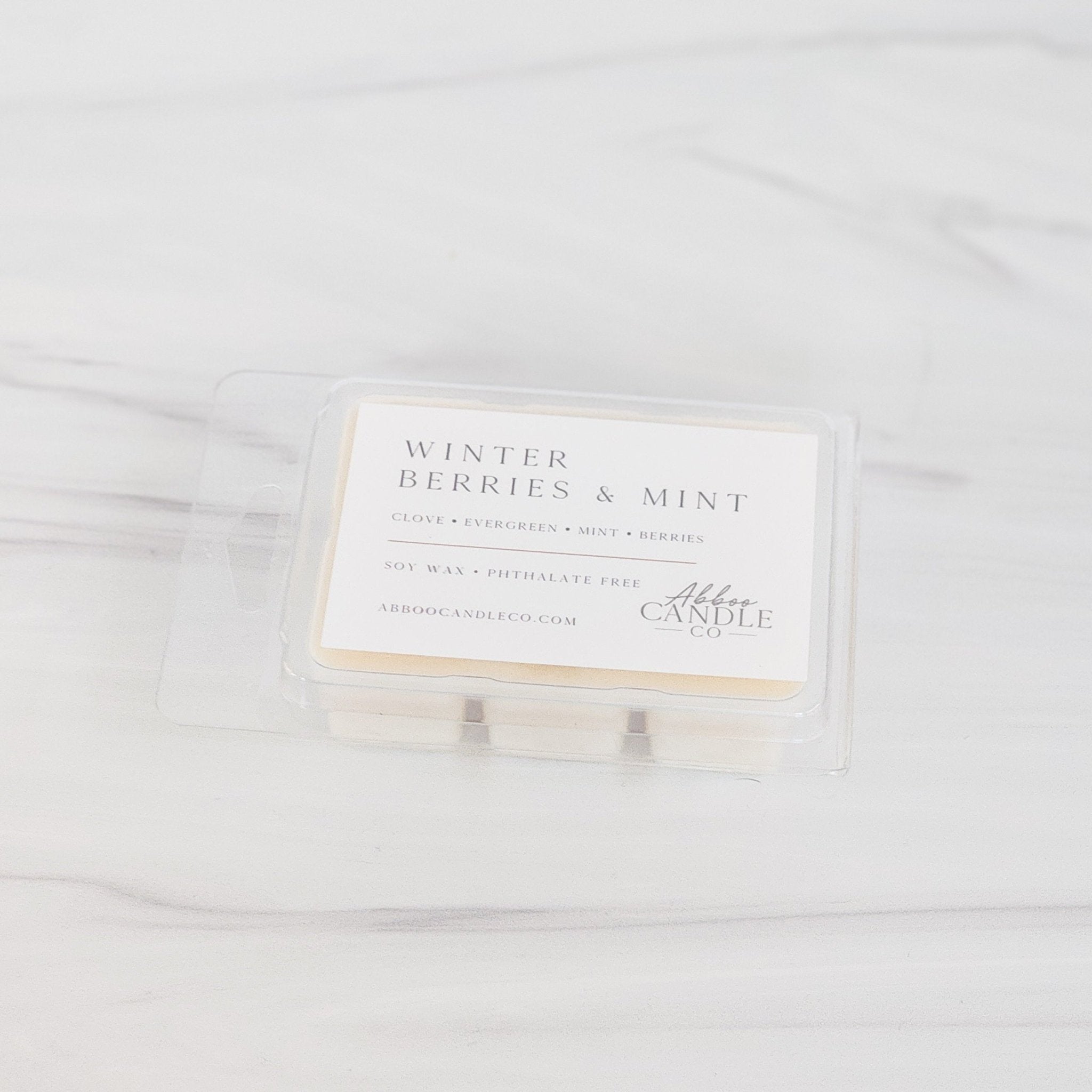 Winter Berries and Mint Soy Wax Melts - Abboo Candle Co