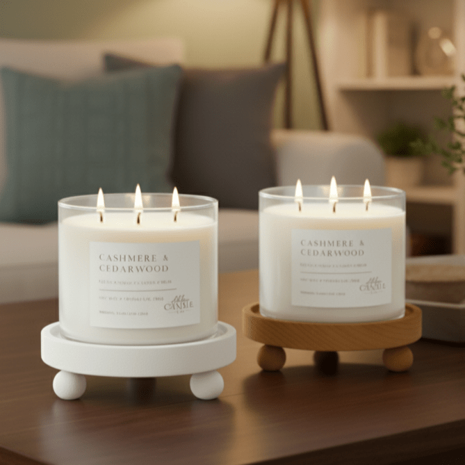 Wood Candle Riser - Limited Edition - Abboo Candle Co