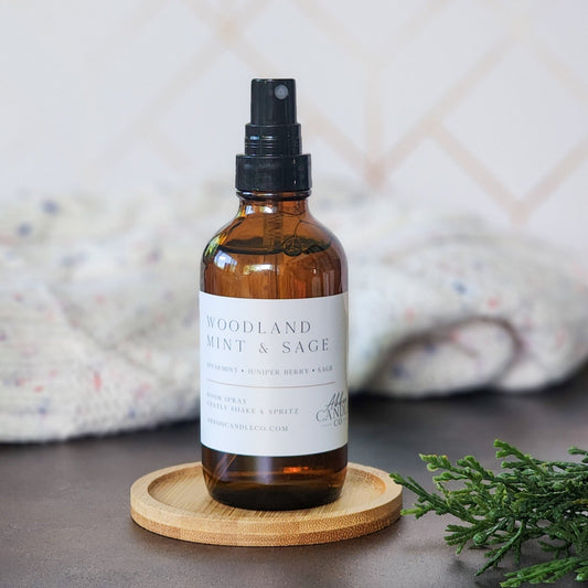 Woodland Mint and Sage Room Spray - Abboo Candle Co