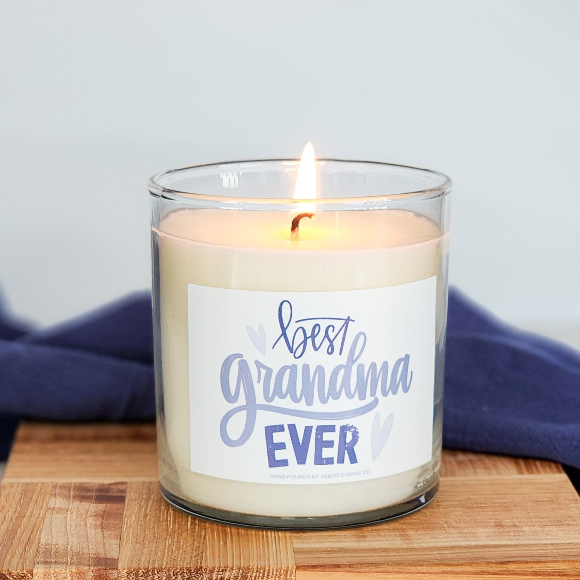 Best Grandma Ever Soy Tumbler Candle - Abboo Candle Co