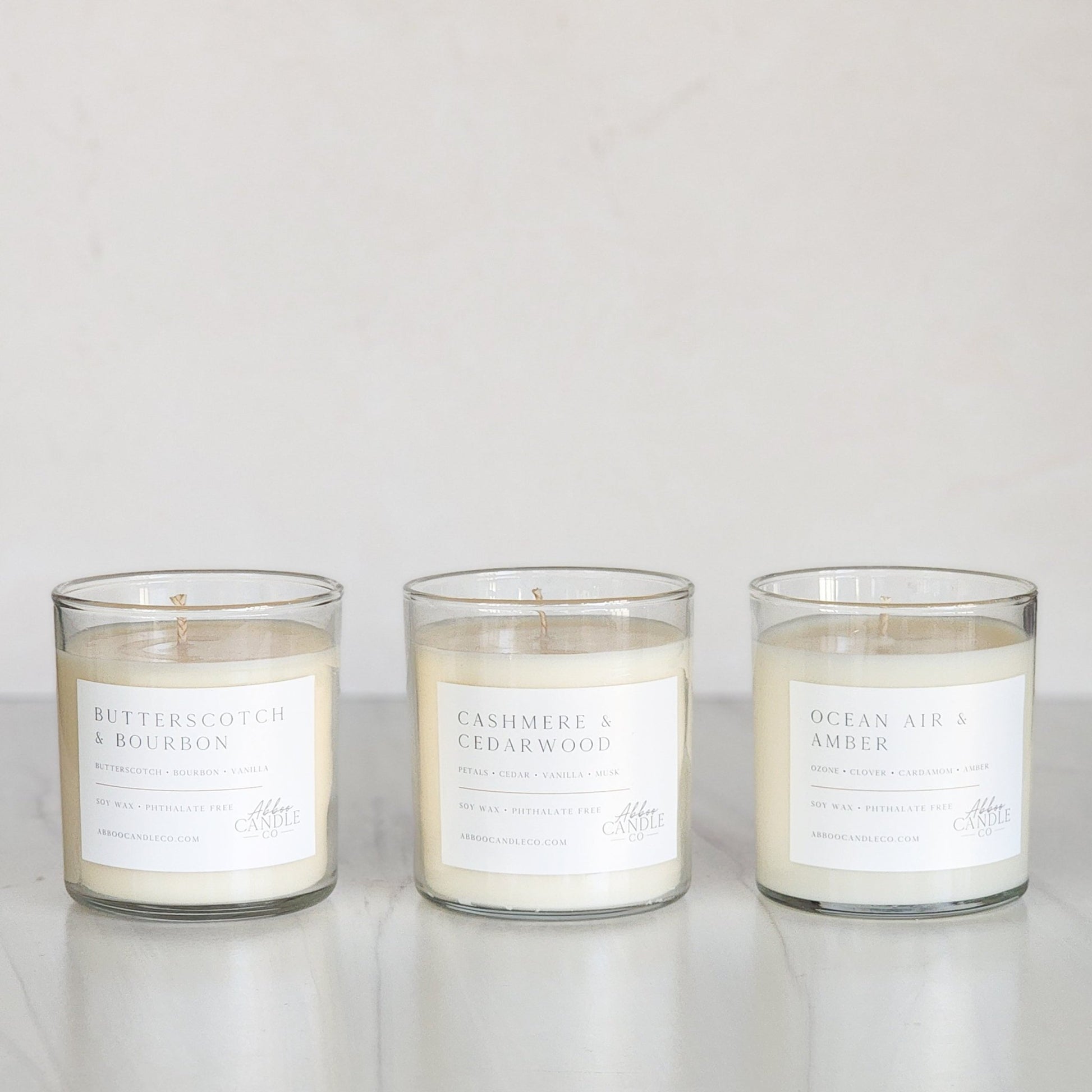 Best Sellers Tumbler Soy Candle Trio - Abboo Candle Co