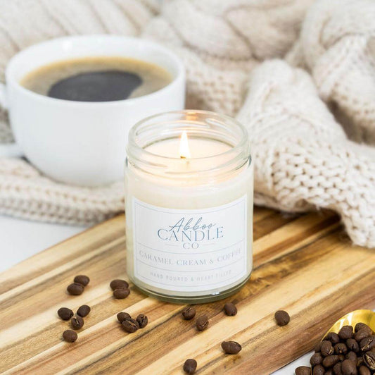 Caramel Cream and Coffee Soy Candle - Abboo Candle Co