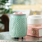 Flip Dish Wax Melt Warmer: Mint Leaf - Abboo Candle Co