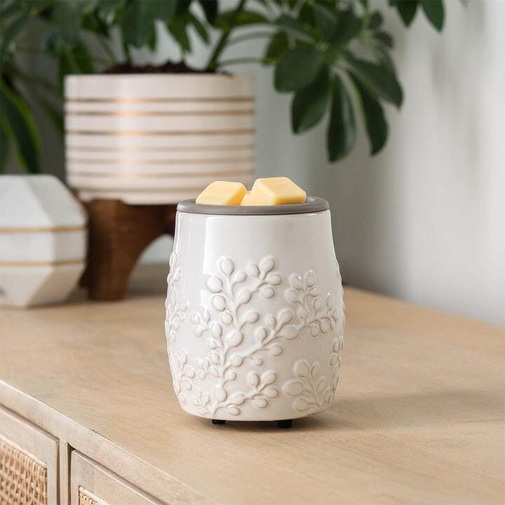 Flip Dish Wax Melt Warmer: White Willow - Abboo Candle Co