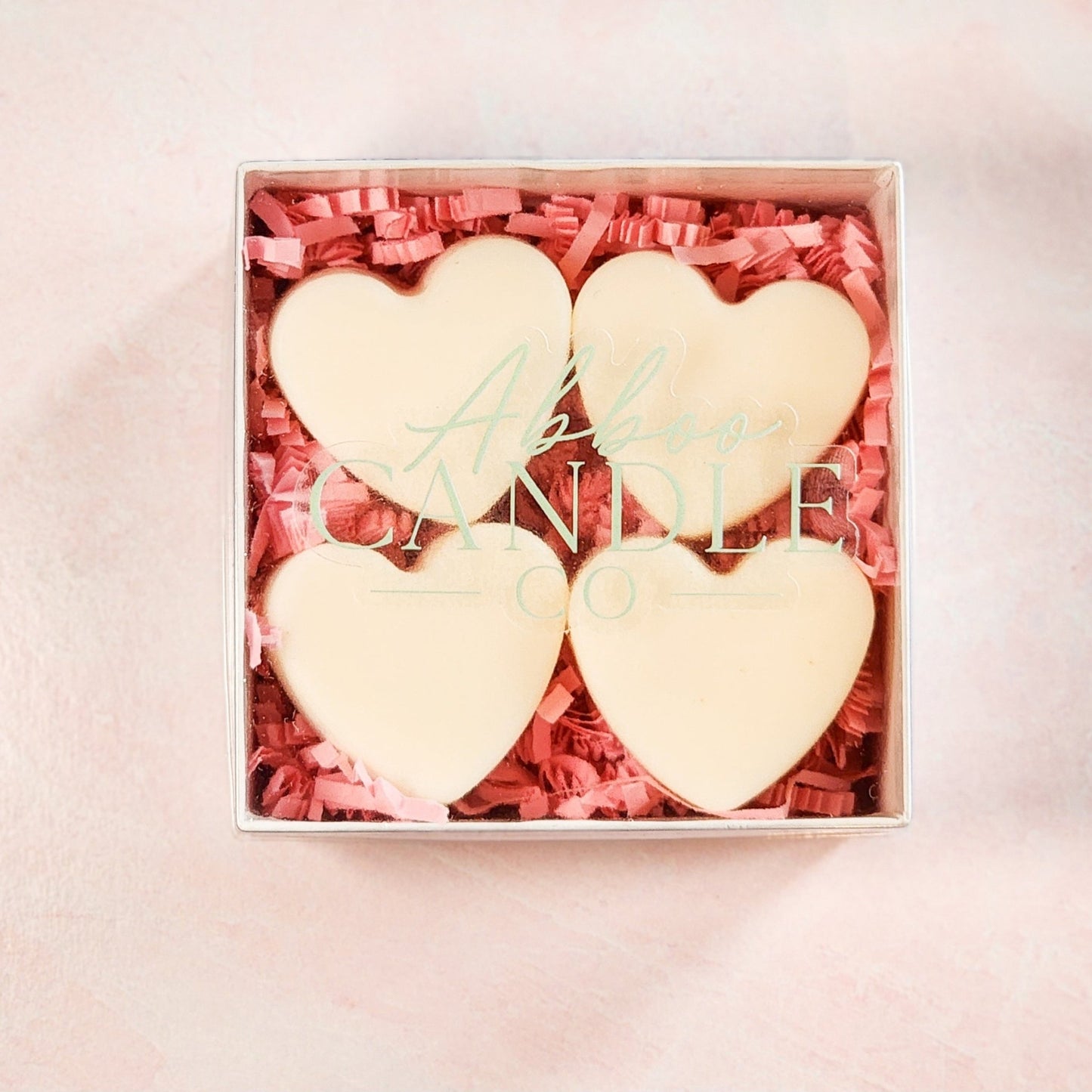 Heart Shaped Soy Wax Melts - Abboo Candle Co