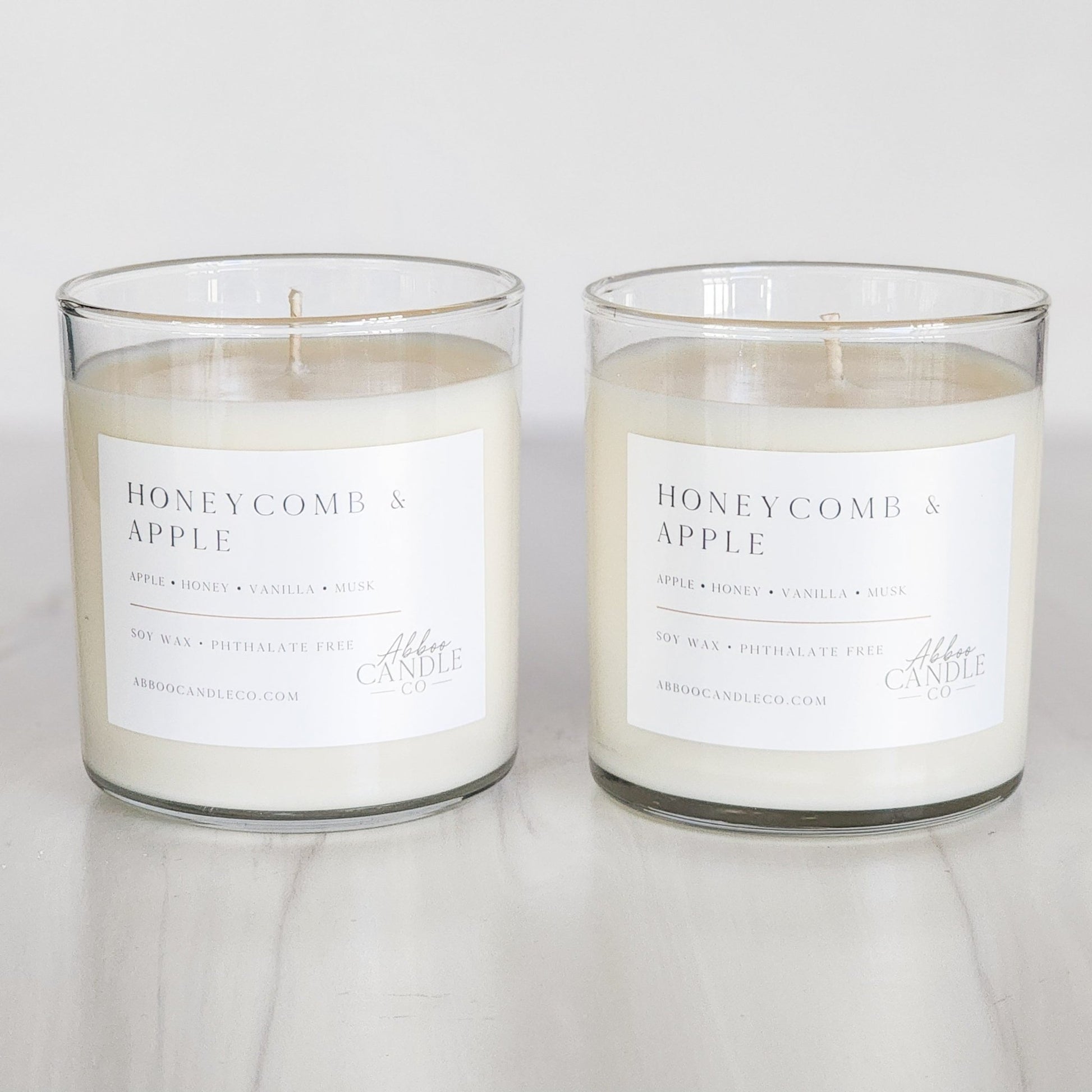 Honeycomb and Apple Soy Candle Bundle - Abboo Candle Co