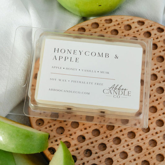 Honeycomb and Apple Soy Wax Melts - Abboo Candle Co