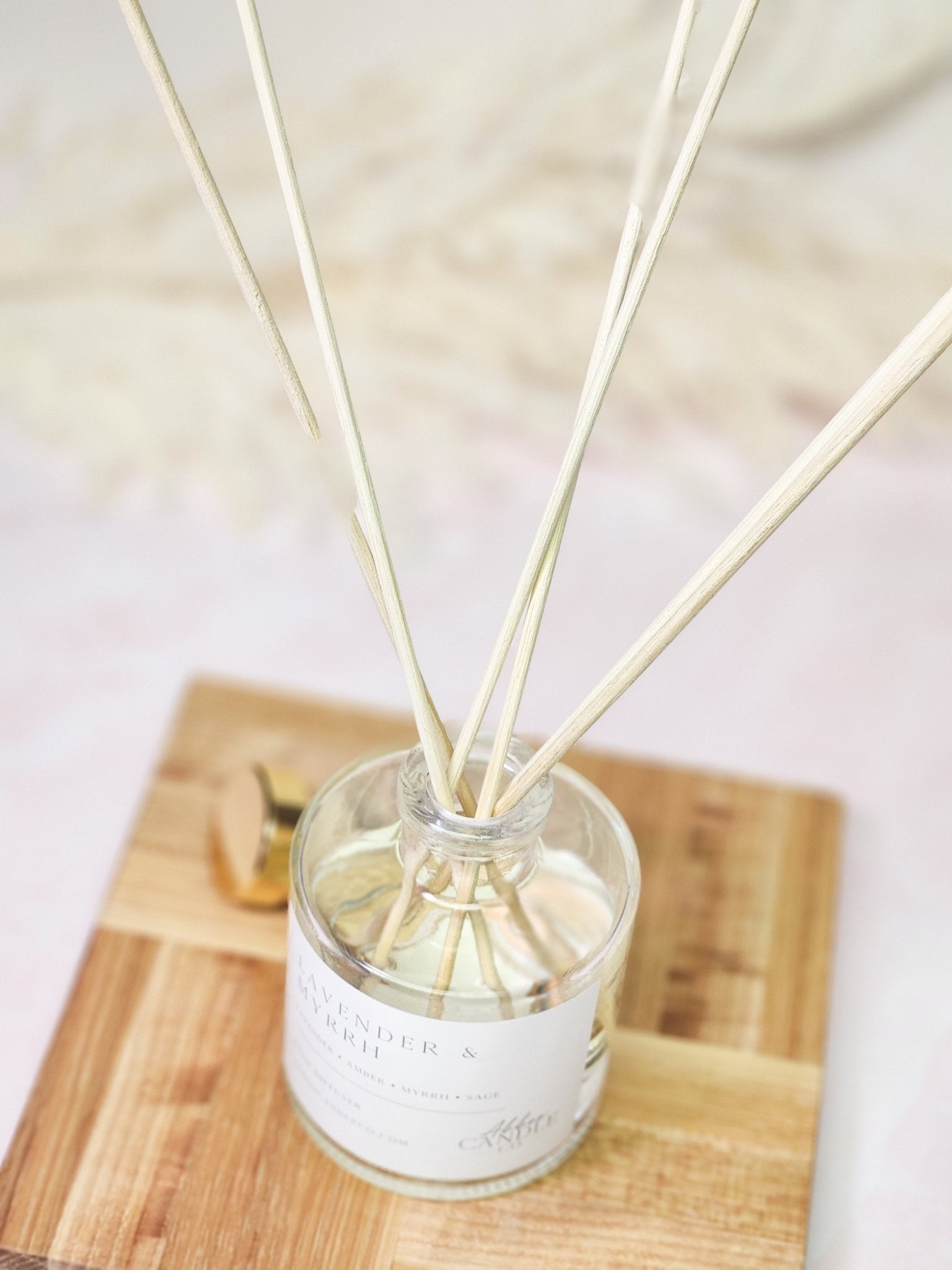 Lavender and Myrrh Reed Diffuser - Abboo Candle Co