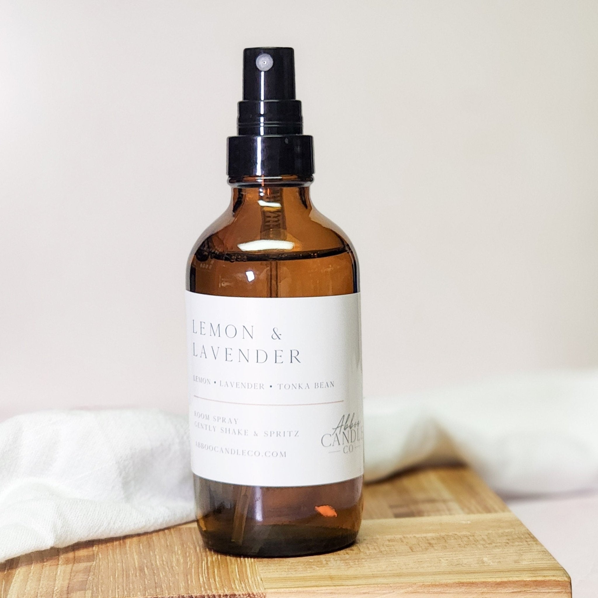 Lemon and Lavender Room Spray - Abboo Candle Co