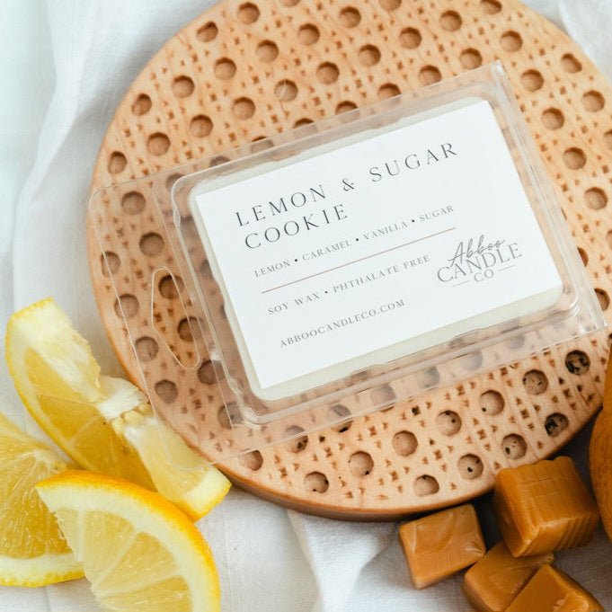 Lemon and Sugar Cookie Soy Wax Melts - Abboo Candle Co