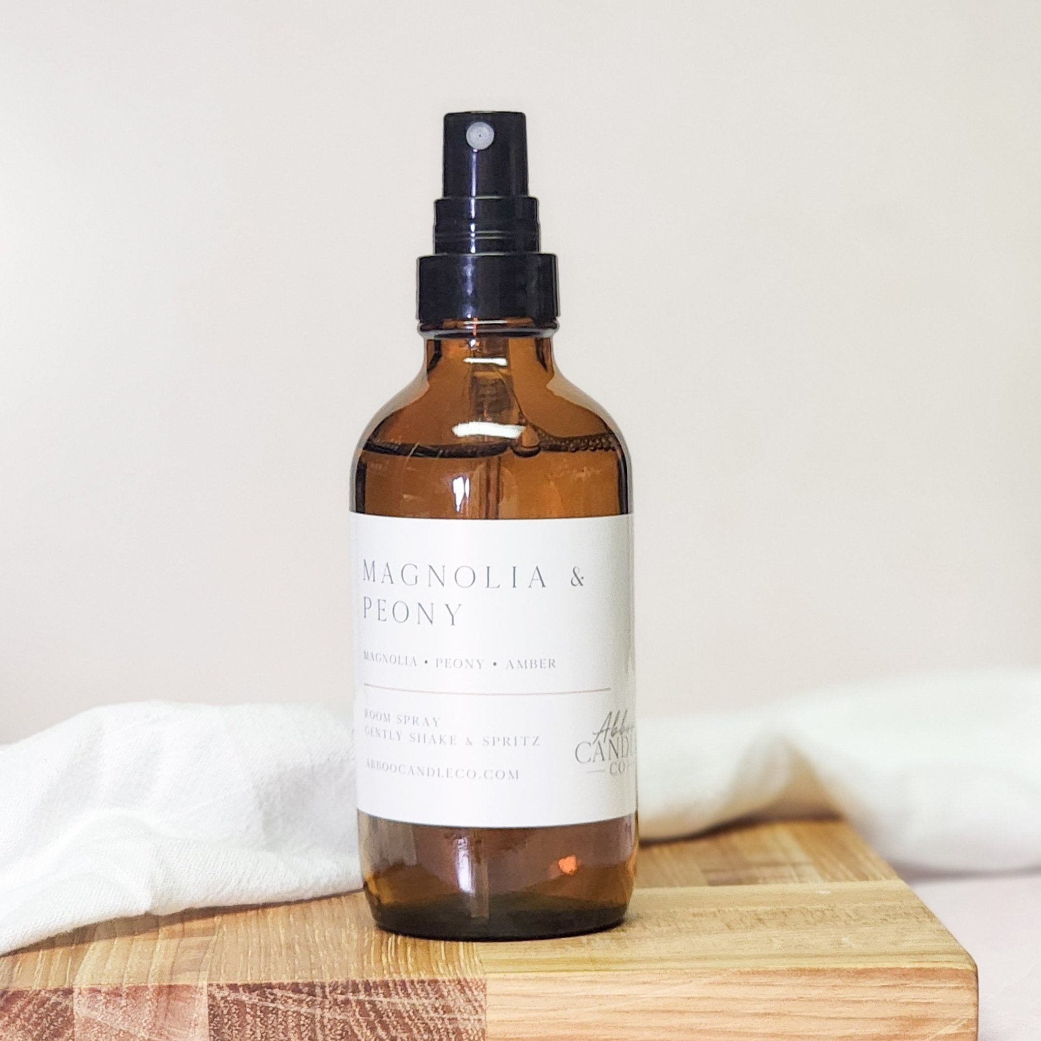 Magnolia and Peony Room Spray - Abboo Candle Co