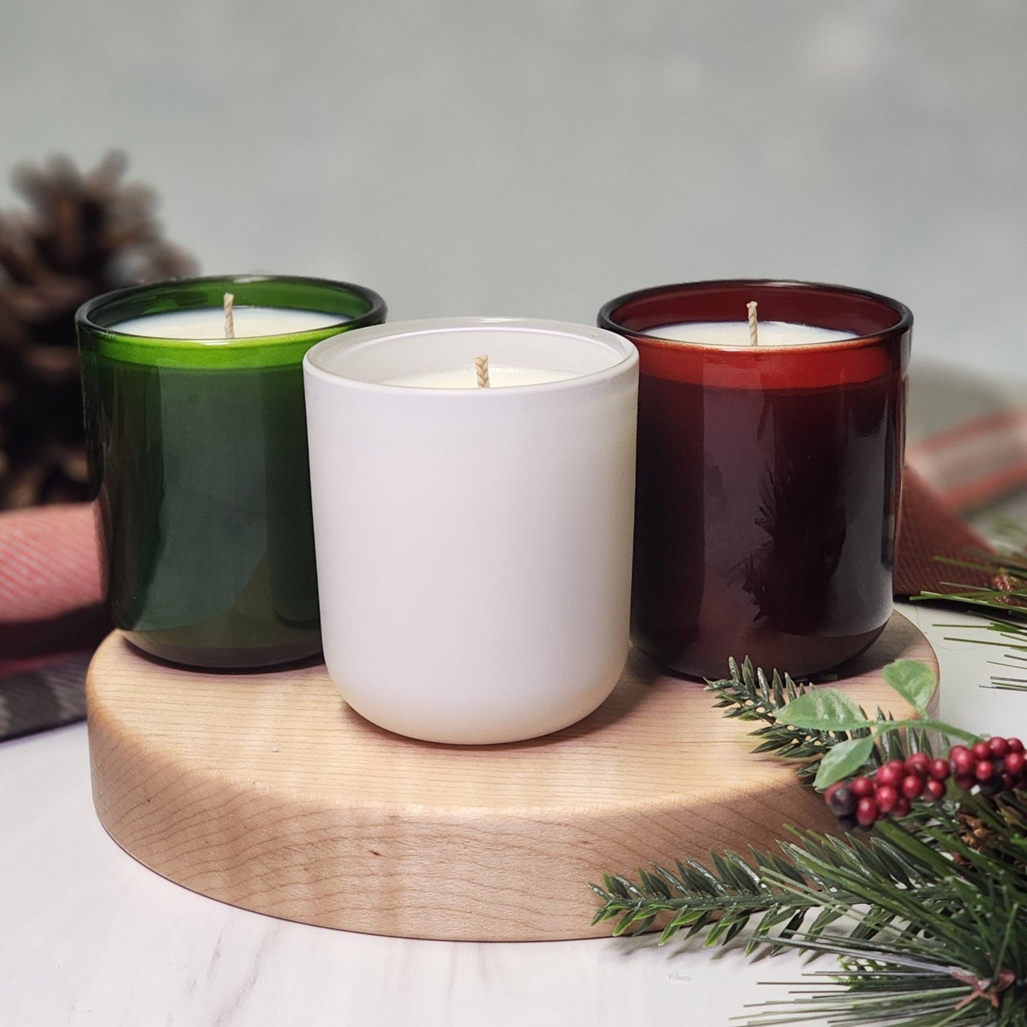 Merry and Bright Mini Candles Boxed Gift Set - Abboo Candle Co