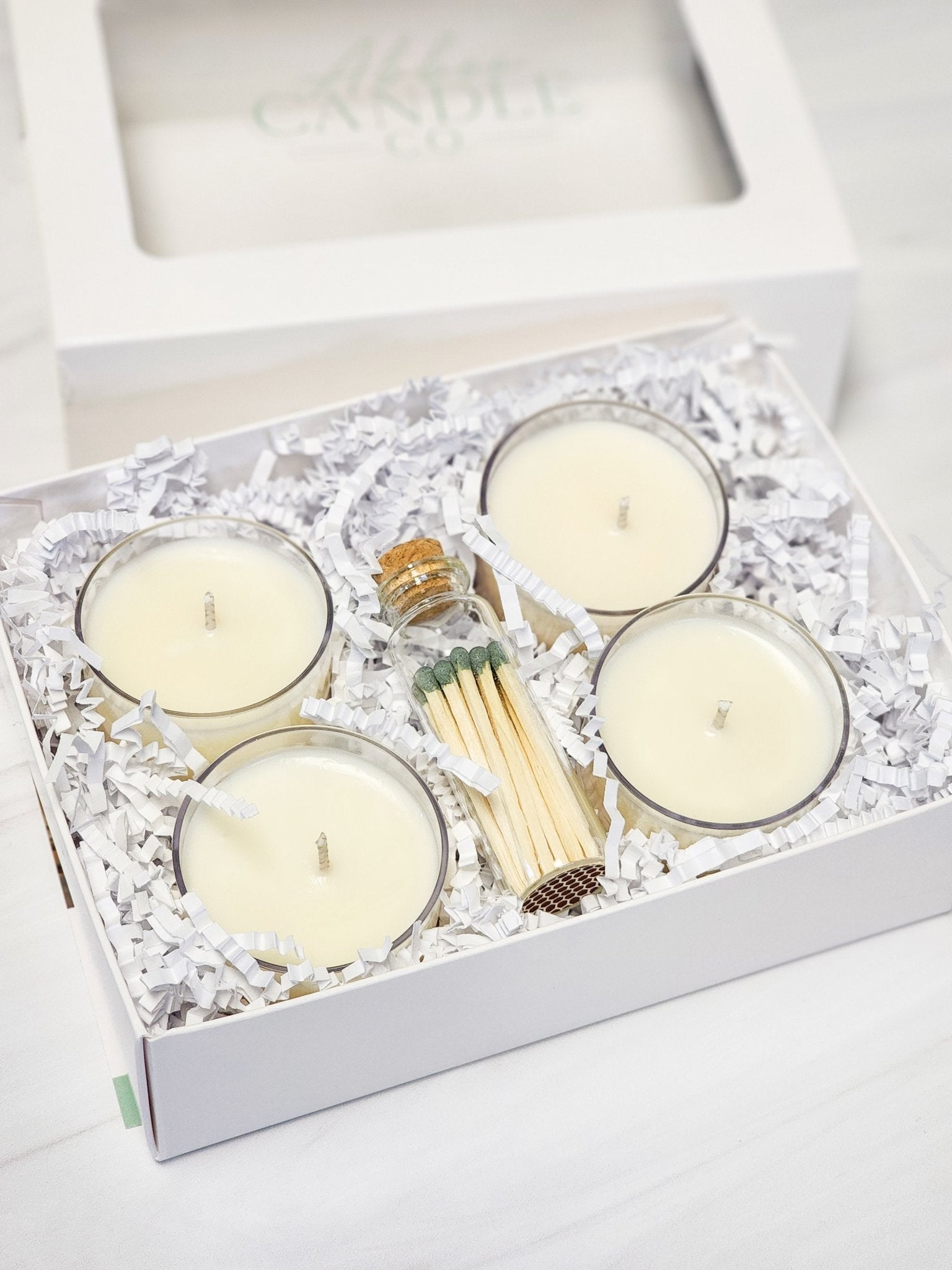 Mini Soy Candles and Matches Gift Set - Customer Favorite Best Selling Scents - Abboo Candle Co
