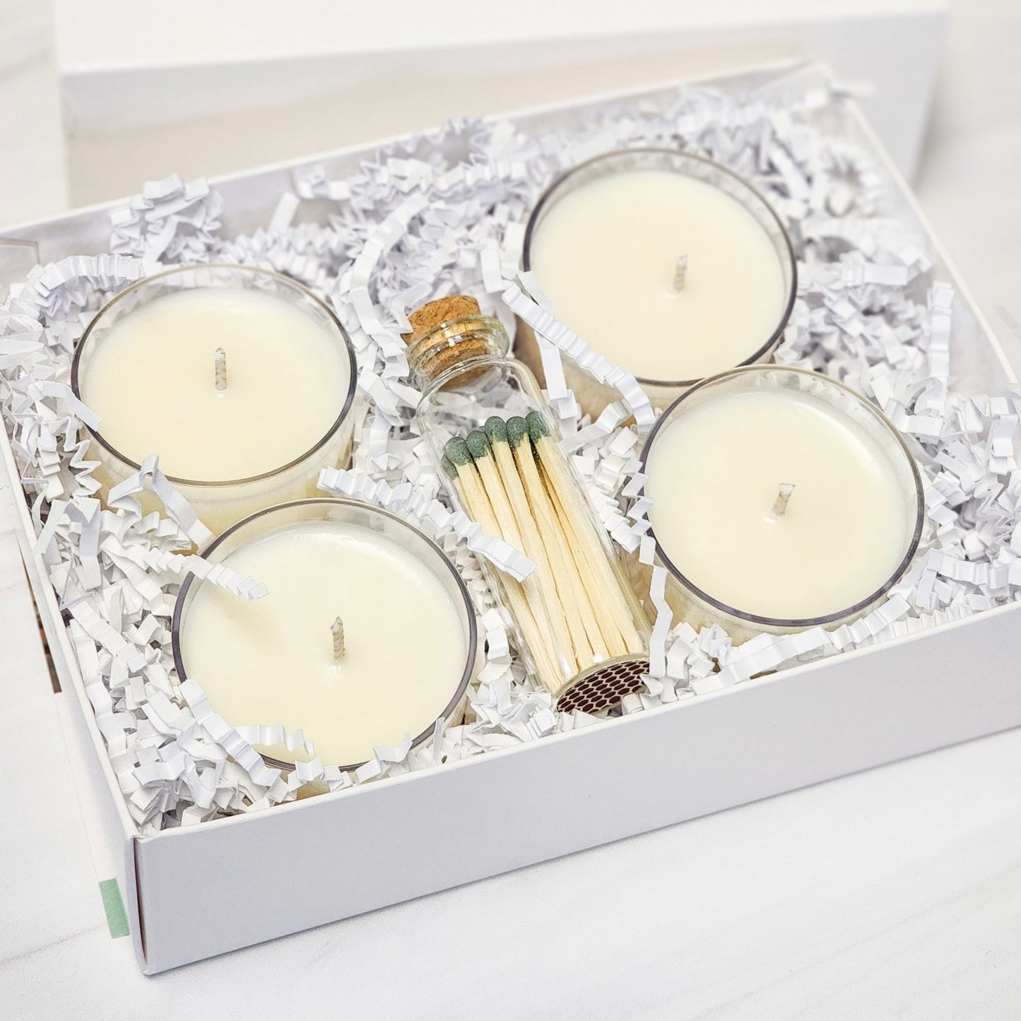 Mini Soy Candles and Matches Gift Set - Customer Favorite Best Selling Scents - Abboo Candle Co