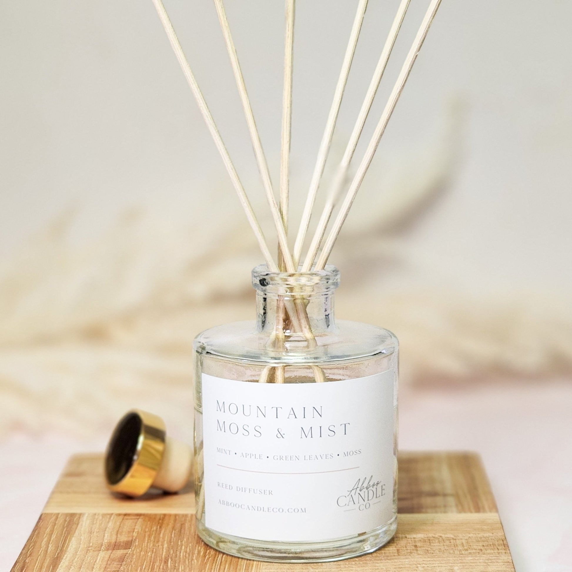 Mountain Moss and Mist Reed Diffuser - Abboo Candle Co