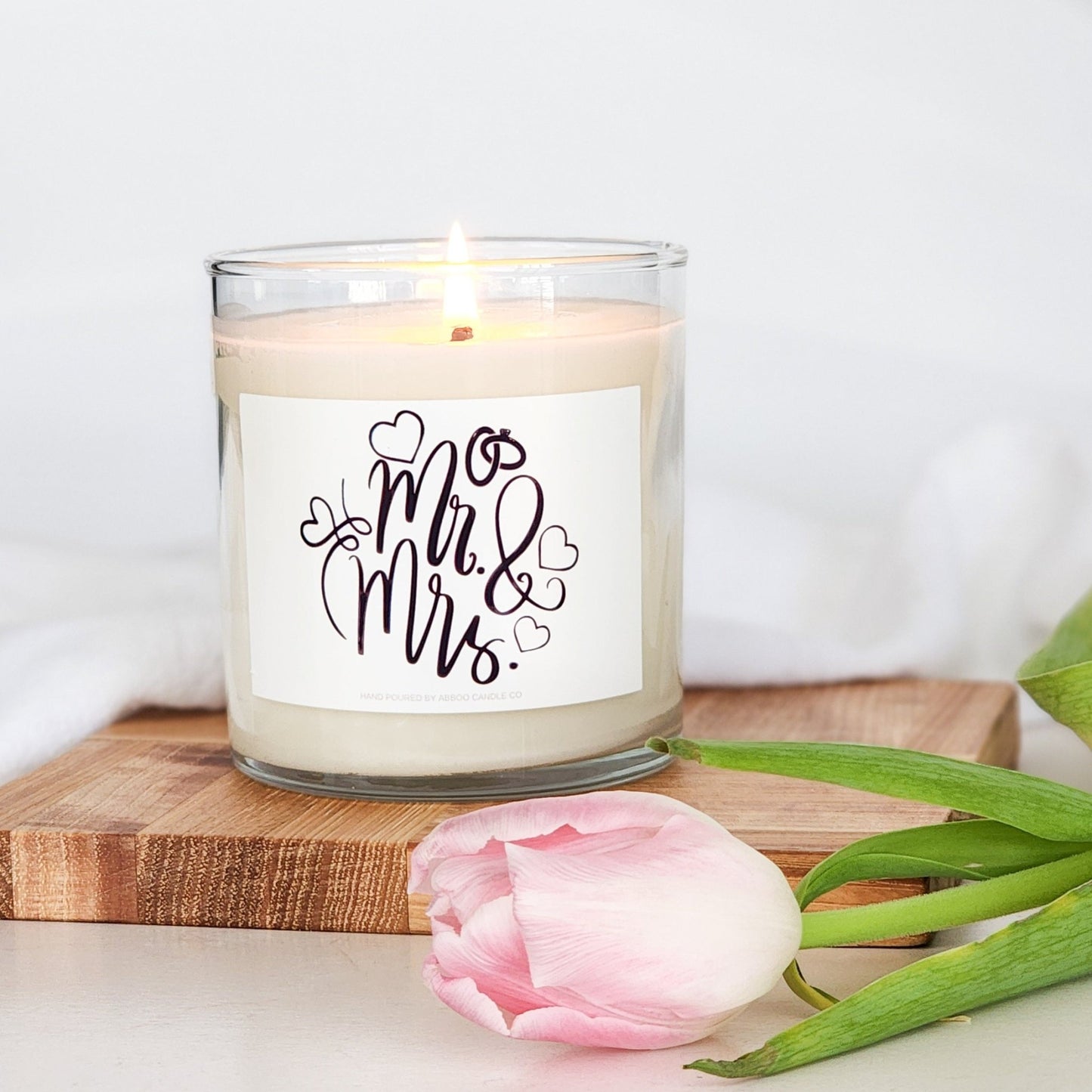 Mr. and Mrs. Soy Tumbler Candle - Abboo Candle Co