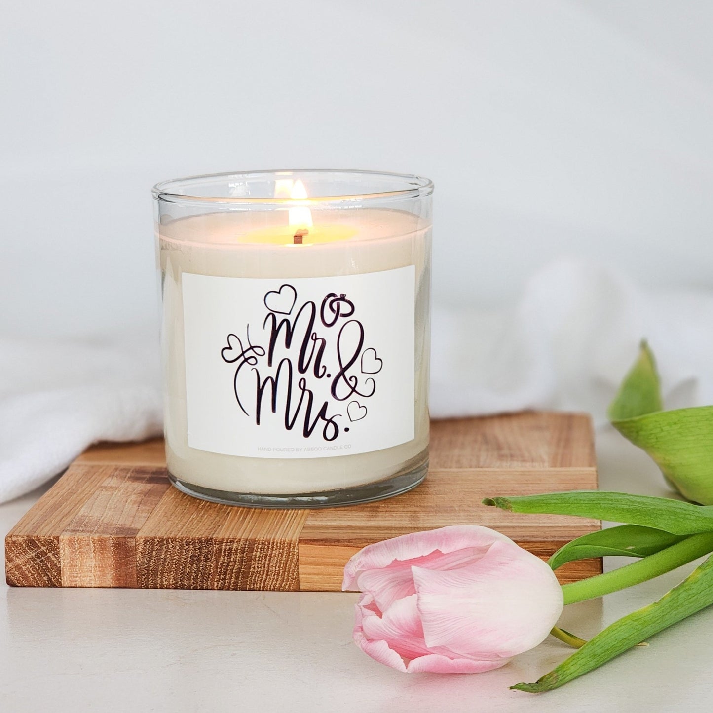 Mr. and Mrs. Soy Tumbler Candle - Abboo Candle Co