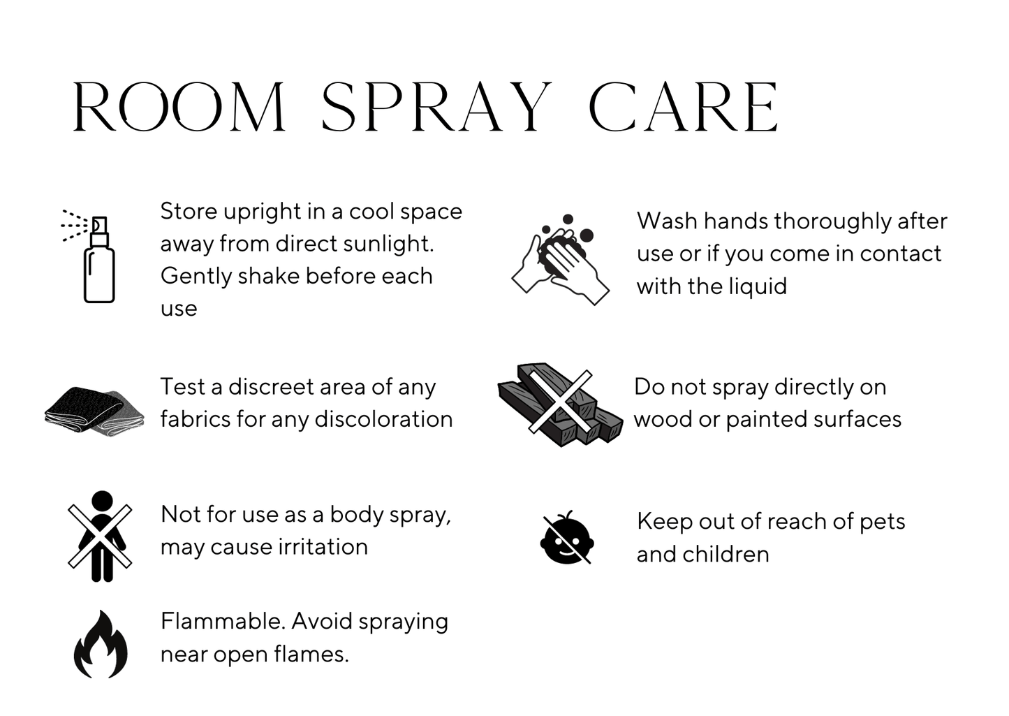 Room Spray - Tobacco and Caramel - Abboo Candle Co