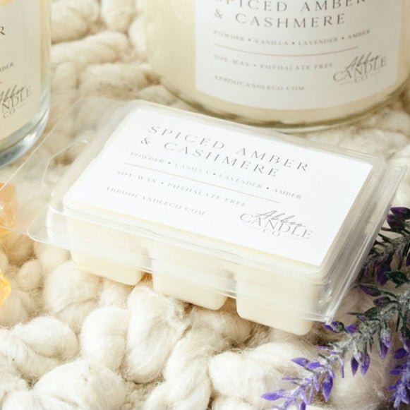 Spiced Amber and Cashmere Soy Wax Melts - Abboo Candle Co