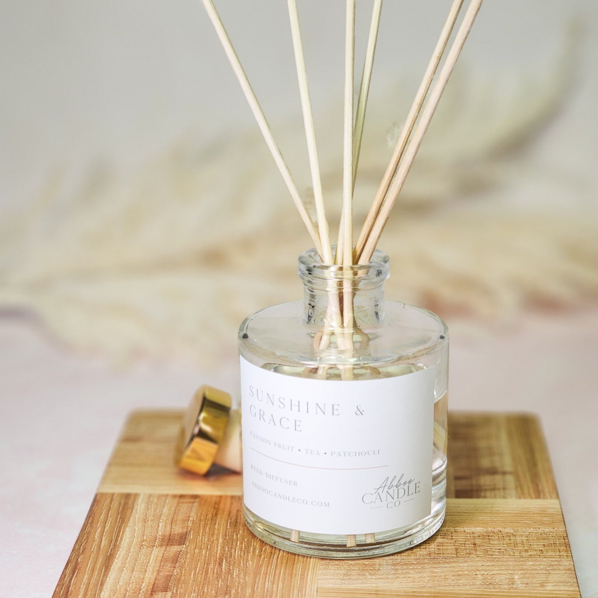 Sunshine and Grace Reed Diffuser - Abboo Candle Co