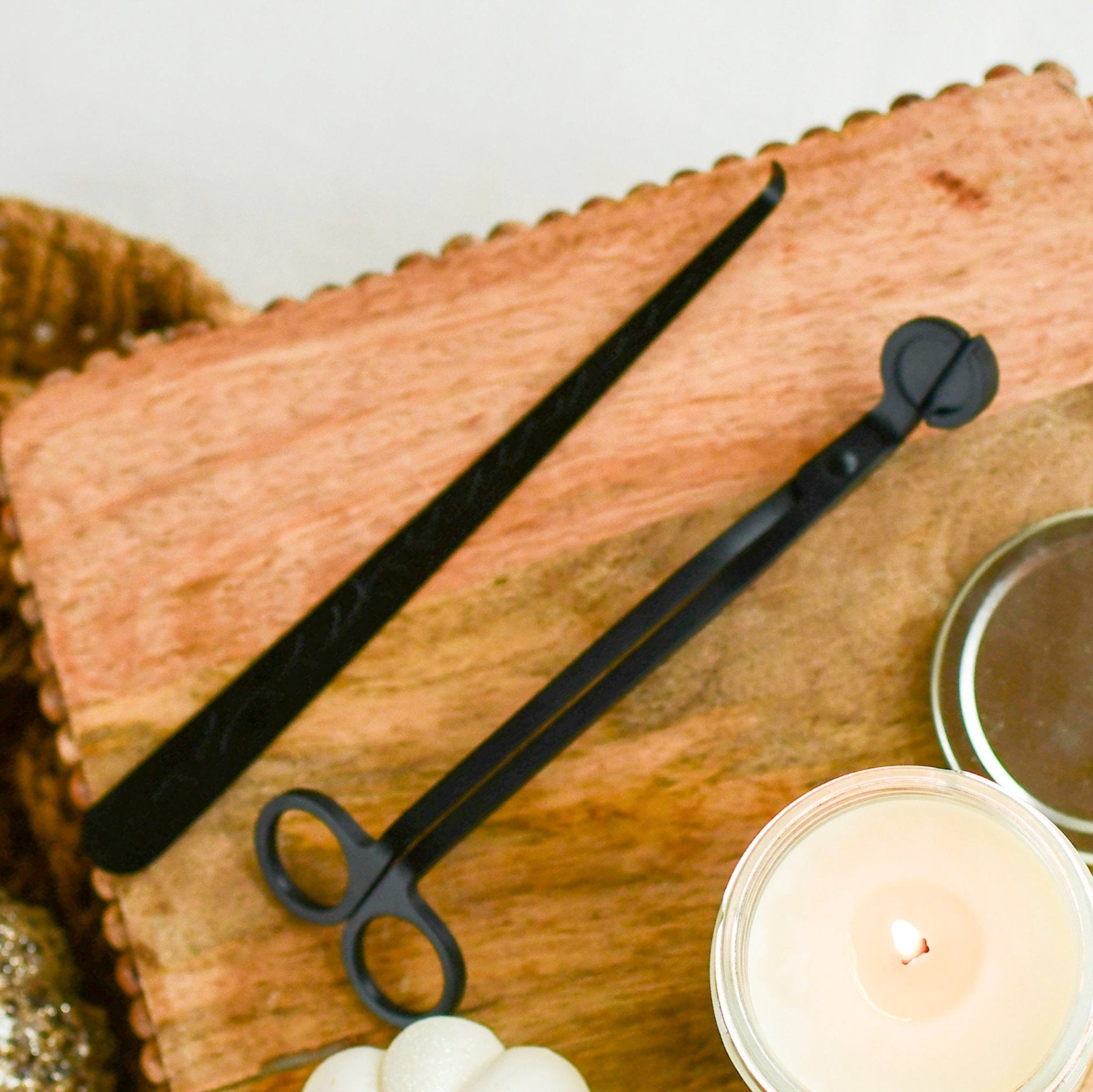 Wick Trimmer and Dipper Candle Care Bundle - Abboo Candle Co