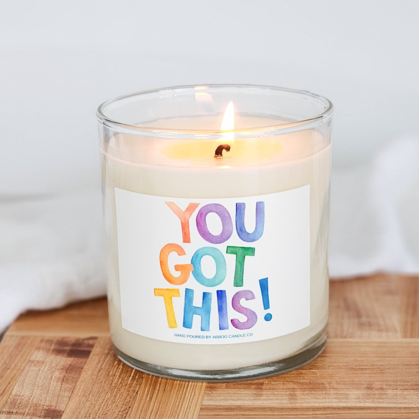 You Got This Soy Tumbler Candle - Abboo Candle Co