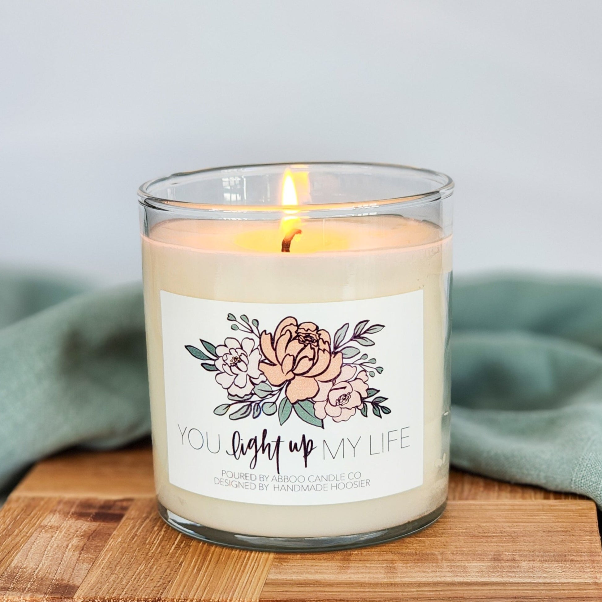 You Light Up My Life Soy Tumbler Candle - Abboo Candle Co